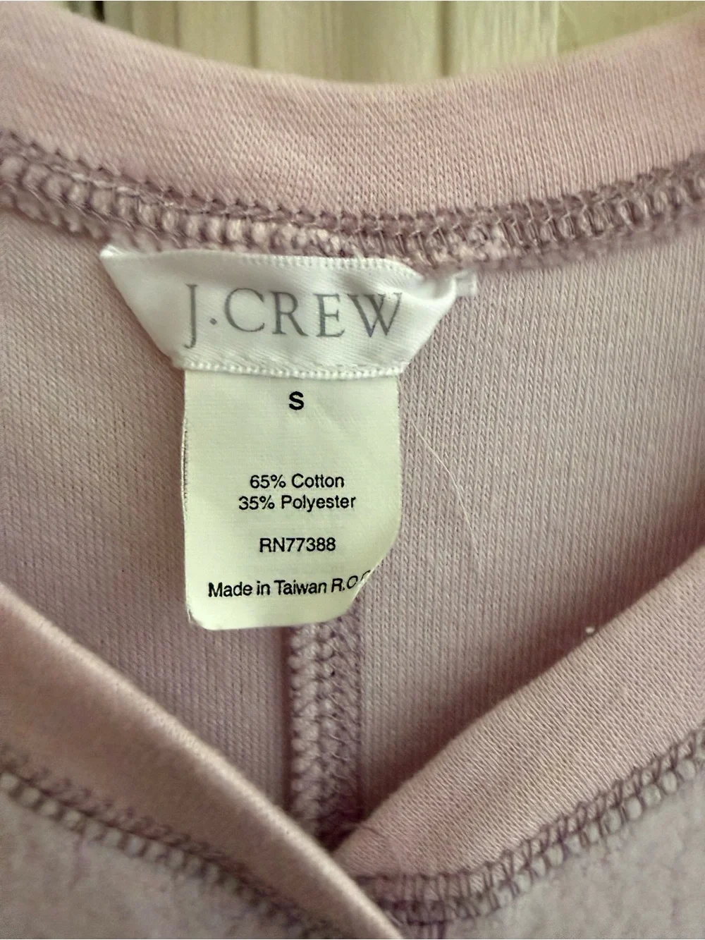 J. Crew Pink Union Suit One Piece Pajamas Small Cotton Blend Loungewear